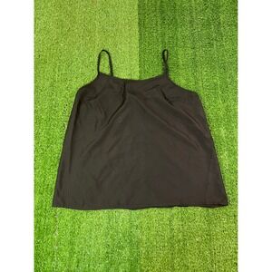 Elizabeth and James Black Adjustable Spaghetti Strap Camisole Tank top Women's M